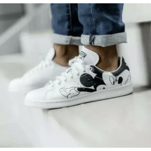 NIB Adidas Stan Smith Disney Mickey Mouse Sneakers - Picture 9 of 9